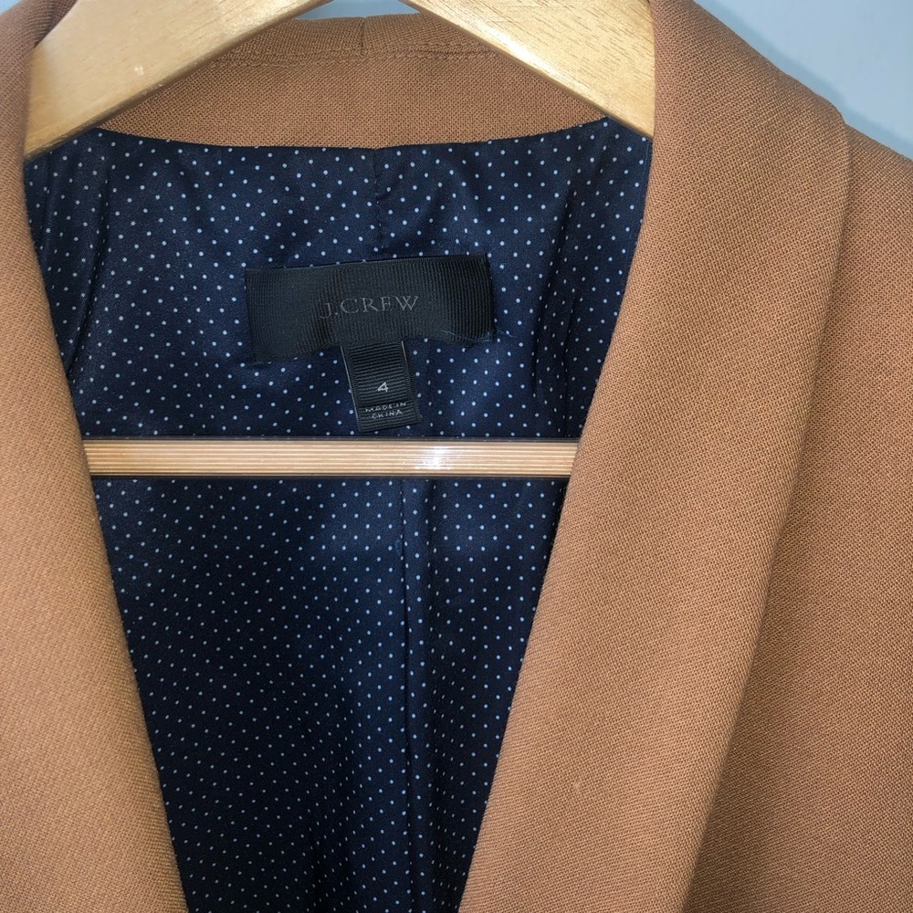J. Crew Parke blazer in wool flannel size 4 - Picture 7 of 10